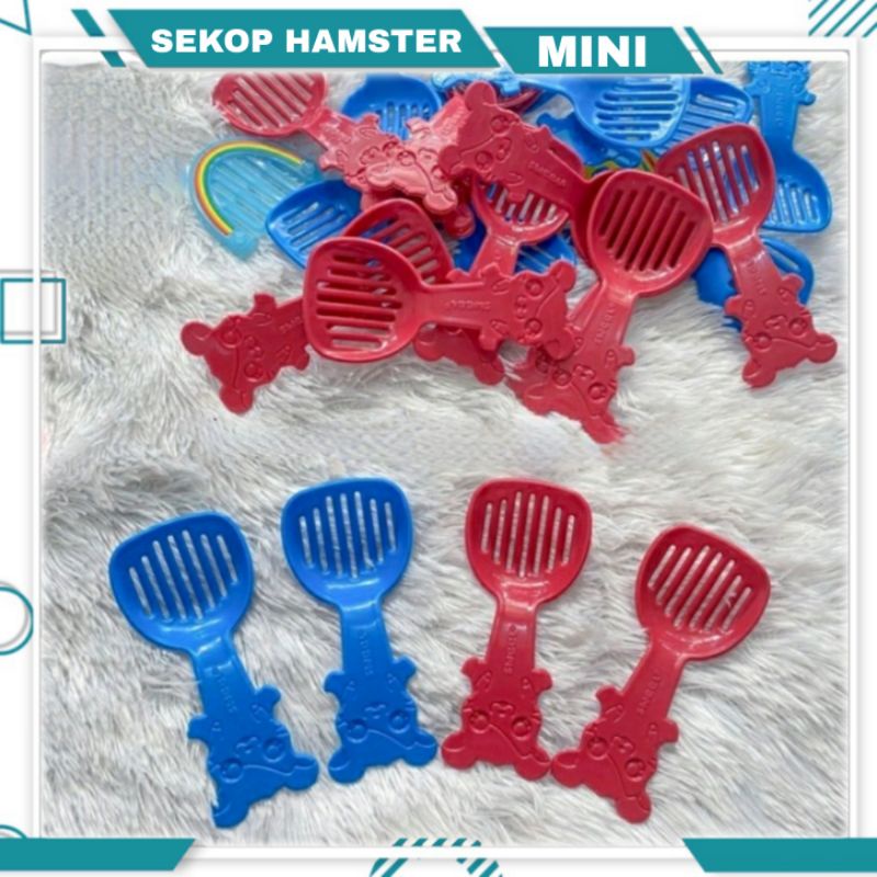 Sekop Hamster Mini / Serokan Pasir Hamster / Pasir Wangi Hamster / Aksesoris Hamster / Scoop hamster