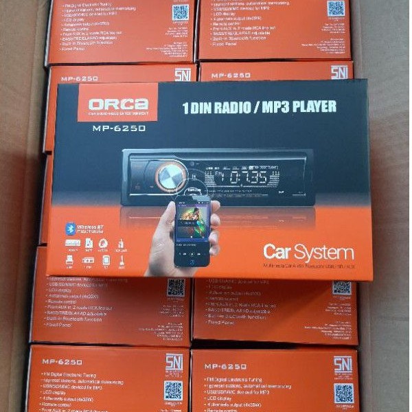 Tape Mobil Mp3 Bluetooth ORCA Mp 6520 Mp3 ORCA Bluetooth ORCA Single din Bluetooth