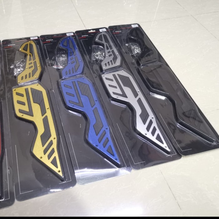 Bordes Injekan Kaki All New Nmax 2020 2021 CNC Full Aluminium Gozima Aksesoris Variasi  Yamaha Nmax