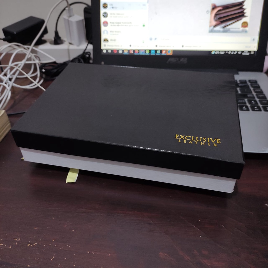 [VALQO] Tambahan Box Karton EXCLUSIVE LEATHER untuk LATO BRUNO EXZAR  FAZA Ikat Pinggang