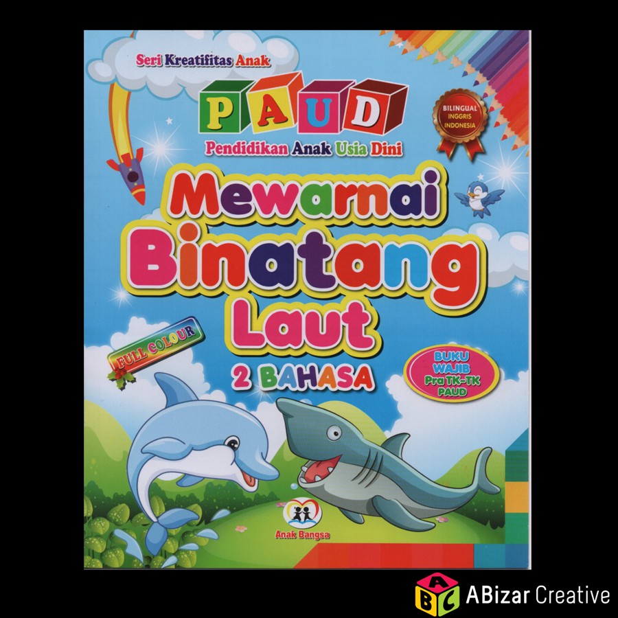 Mewarnai Anak Paud 2 Bahasa Ab Shopee Indonesia