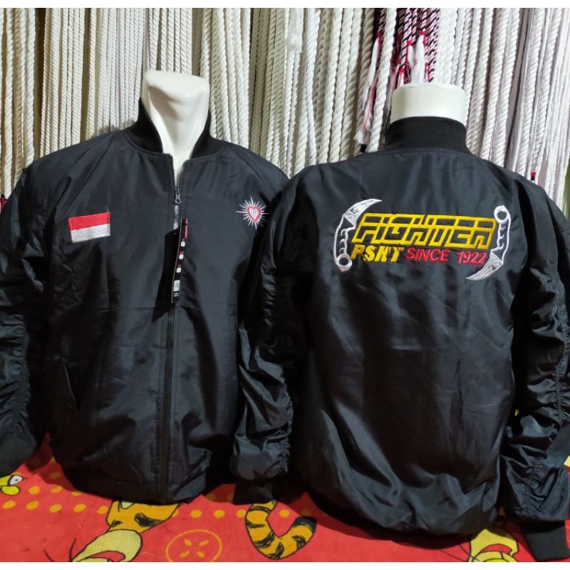 JAKET BOMBER PSHT DISTRO TERATE, JAKET PARASUT PSHT