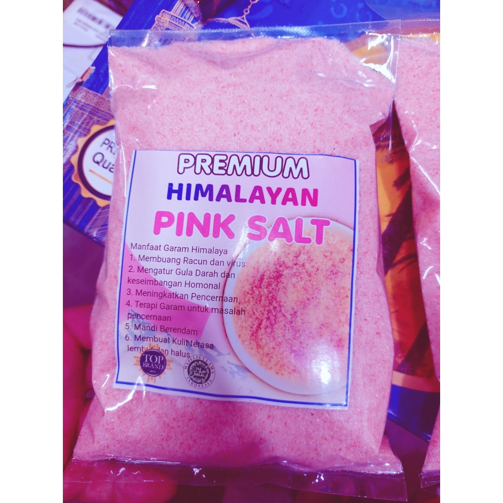 

Garam Himalaya Original Natural Pink Salt Premium Himalayan Salt asli Natural Himsalt 1KG