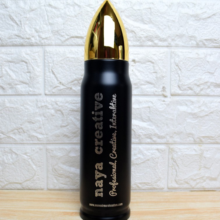 TUMBLER CUSTOM PELURU FREE DESAIN &amp; BUBBLE WRAP