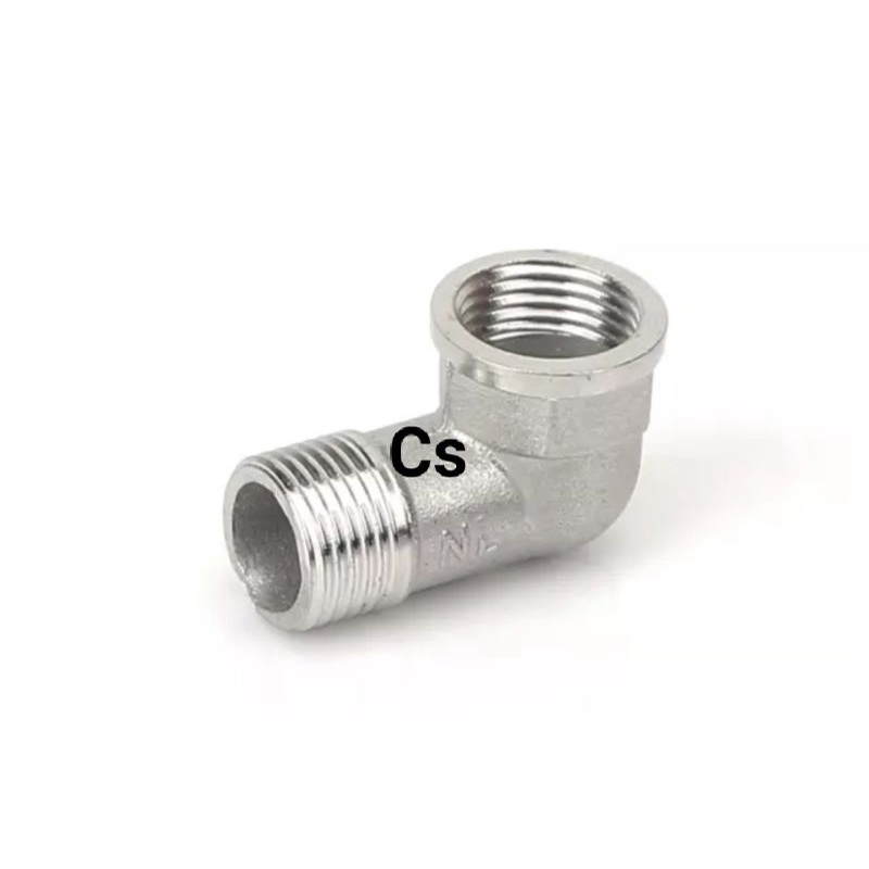 Siku L drat luar dalam 1/2" SUS 304