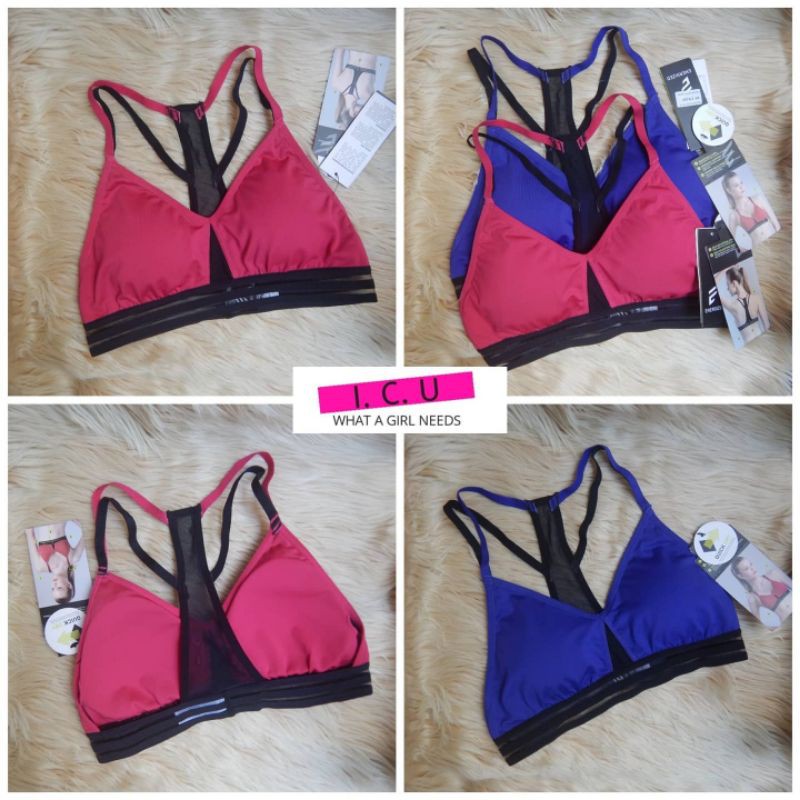 Sport Bra Pakaian Dalam Olahraga Wanita Activewear Original Energized by Pierre Cardin 206-2303 Size