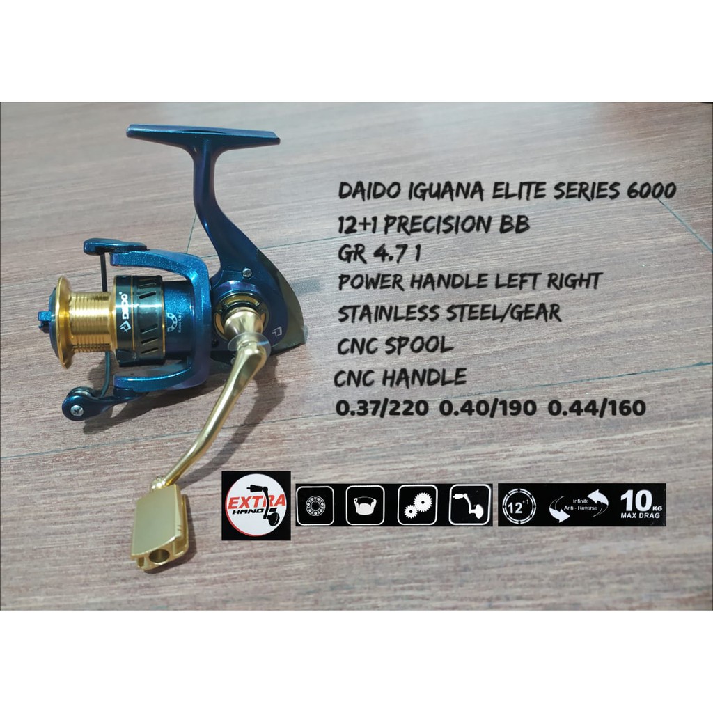 REEL DAIDO IGUANA ELITE SERIES BX 6000
