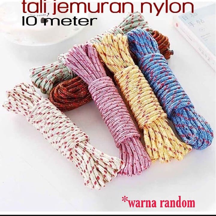 JY|| tali jemuran 10 meter//tali jemuran bahan nylon