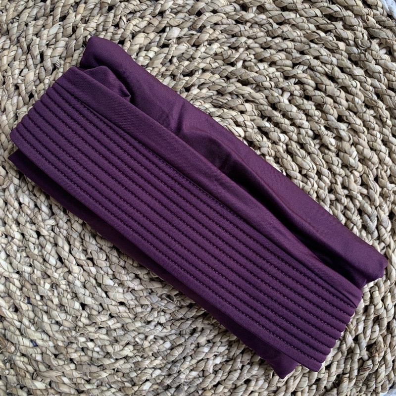 JILBAB ELNIFA SERUT POLOS Part 1-Ungu manggis