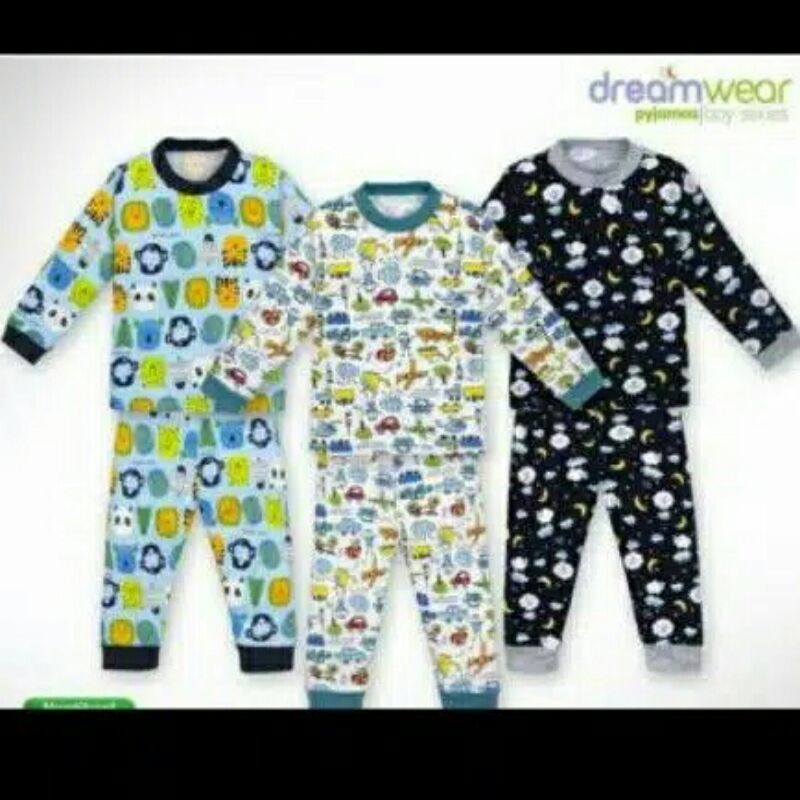 Velvet Junior Dreamwear Boys Setelan Piyama Panjang Motif : Fly Me to the Moon