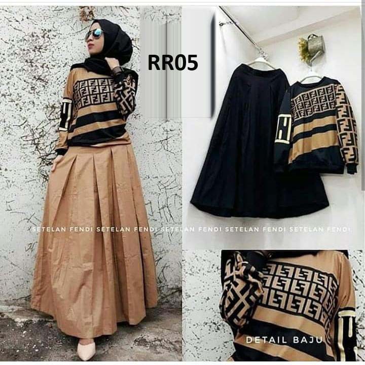RR05 Setelan Hijab Wanita- SETELAN  WANITA