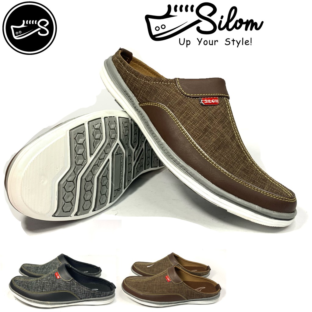 sepatu pria sandal slop Silom B-02  size 39-43!!!