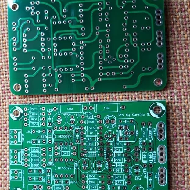 PCB limiter INBAL OUTBAL J-FET