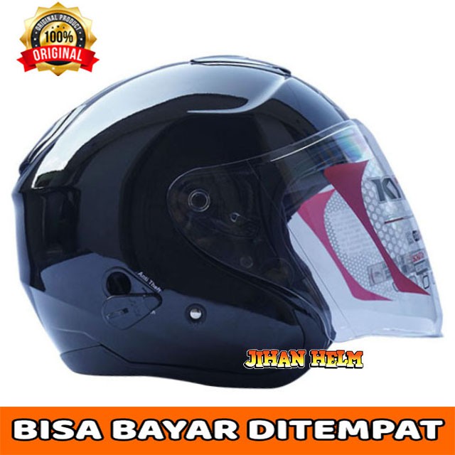 HELM KYT/KYT/HELM/HELM KYT KYOTO BLACK TERMURAH