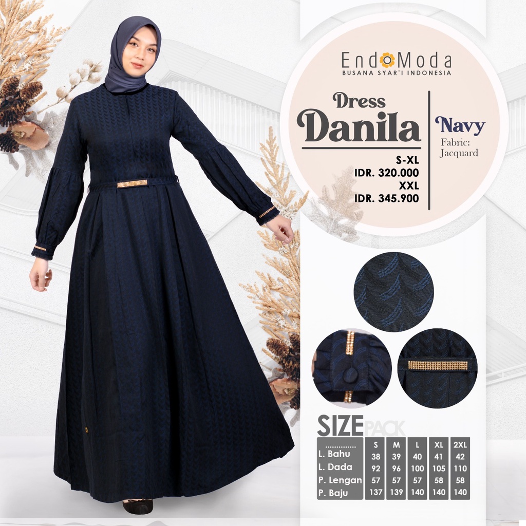 GAMIS DANILA by ENDOMODA TERBARU