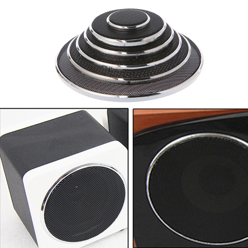 Btsg Cover Pelindung Speaker Subwoofer Bentuk Bulat Untuk Rumah / Mobil