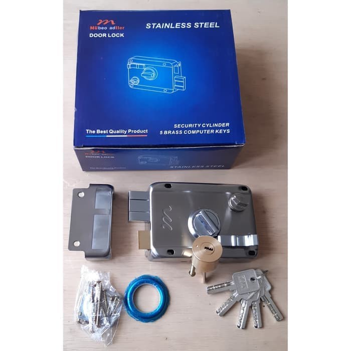 KUNCI PINTU BESI OTOMATIS MULLER