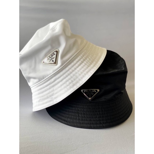 prada bucket hat black