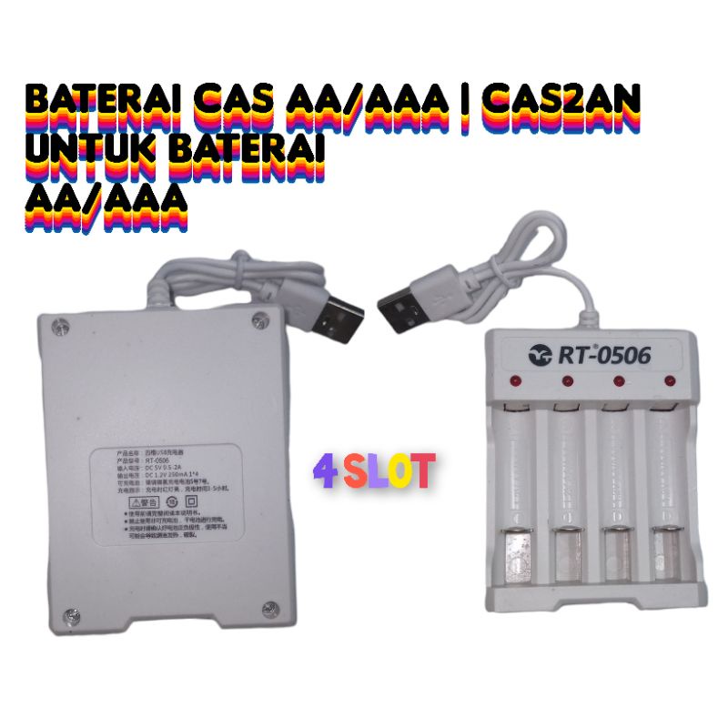 0Baterai Cas AA/AAA | Cas2an Untuk Baterai AA/AAA