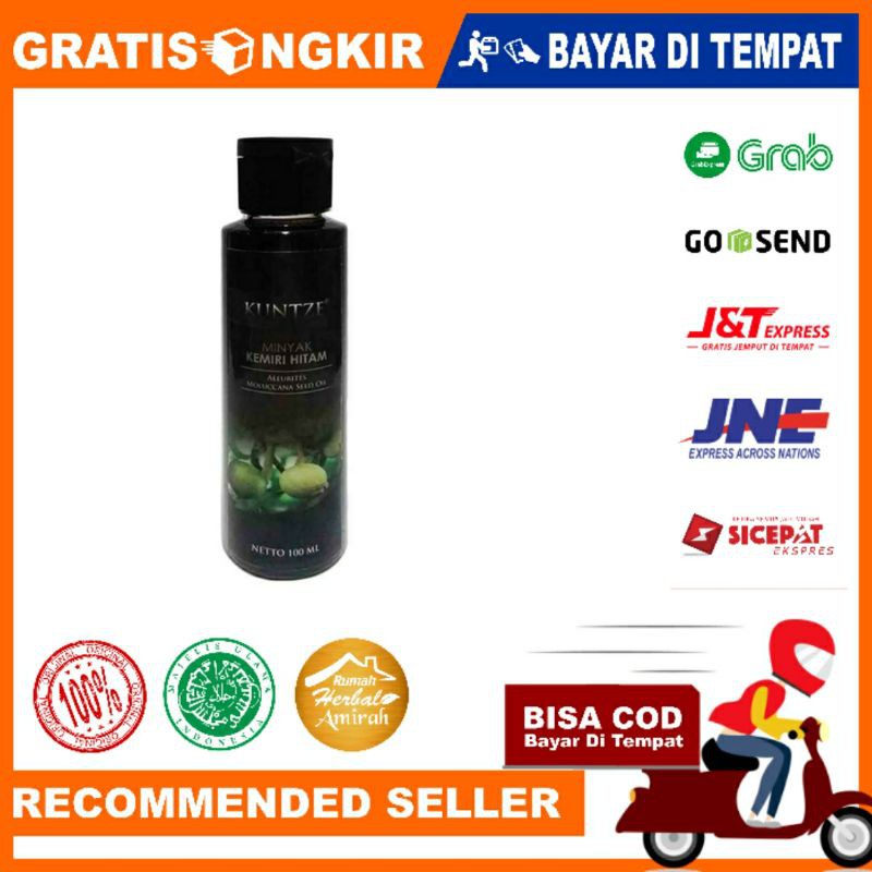 Kuntze MINYAK KEMIRI HITAM PENUMBUH RAMBUT / KEMIRI BLACK