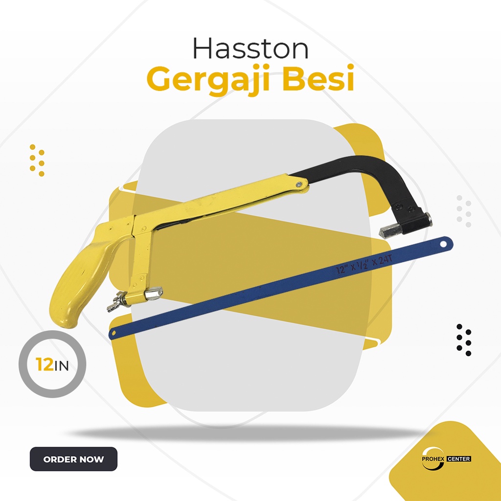 Stang Gergaji Besi merk HASSTON PROHEX (GERMANY)