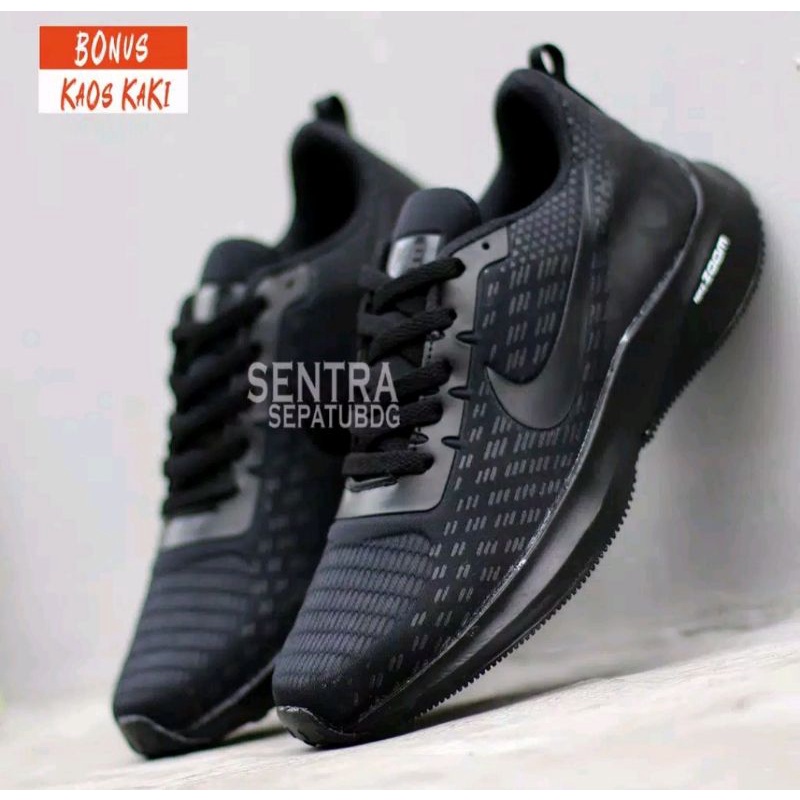 Sepatu Nike Zoom Running Pegasus Turbo 35 React Sport Men Hitam Putih Hijau High1