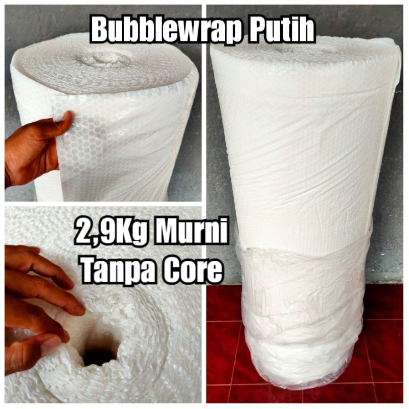 

Bubblewrap Putih Susu Premium 125cm x 50m (Tanpa Core!)