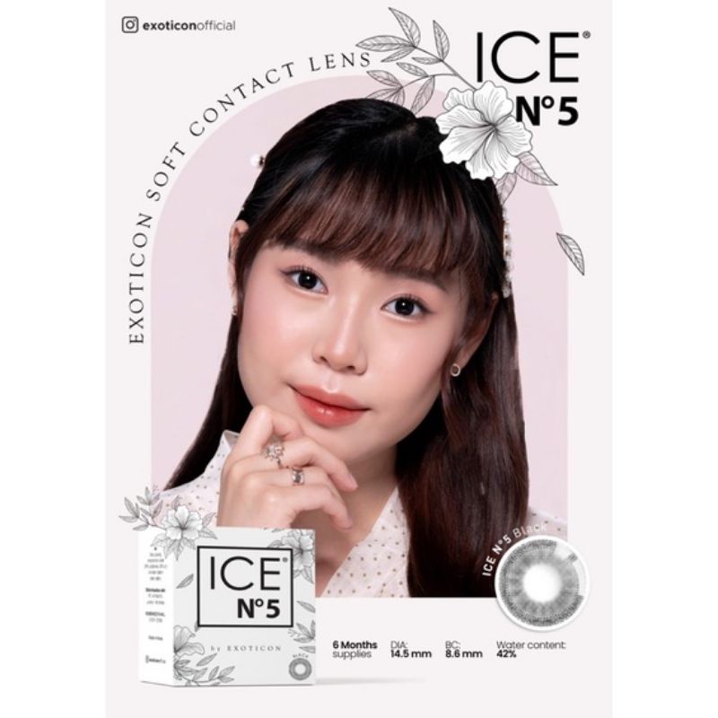 SOFTLENS X2 ICE N5 FREE LENSCASE / SOFLENS / SOFTLEN / X2 ICE N5/ ICE NO 5 / ICE N5