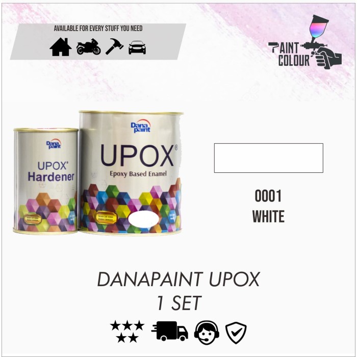 Jual Pelapis Cat Cat Lantai Epoxy Upox Dana Paint Floor Coatings White Cat Pelapis