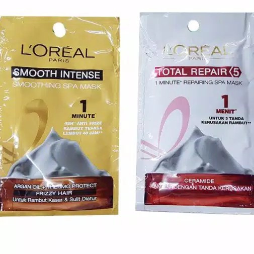 Loreal Smooth Intense Hair Mask sachet 20 ml
