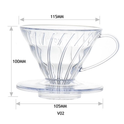 V60 DRIPPER 02 - TRANSPARENT