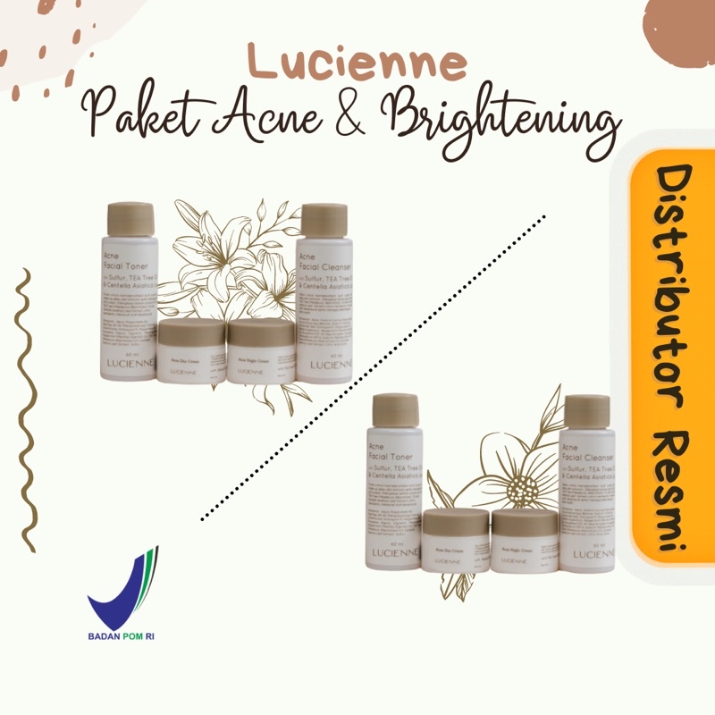 [FREE GIFT] PAKET WHITENING / ACNE / HEMAT LUCIENNE.OFFICIAL