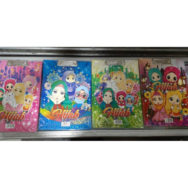 

Clipboard Papan Jalan Ujian Fancy Karakter Lucu