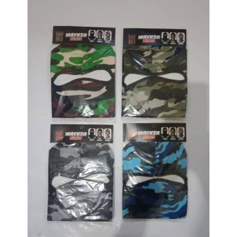 Masker Ninja Army loreng / MaskerLoreng / MaskerNinja