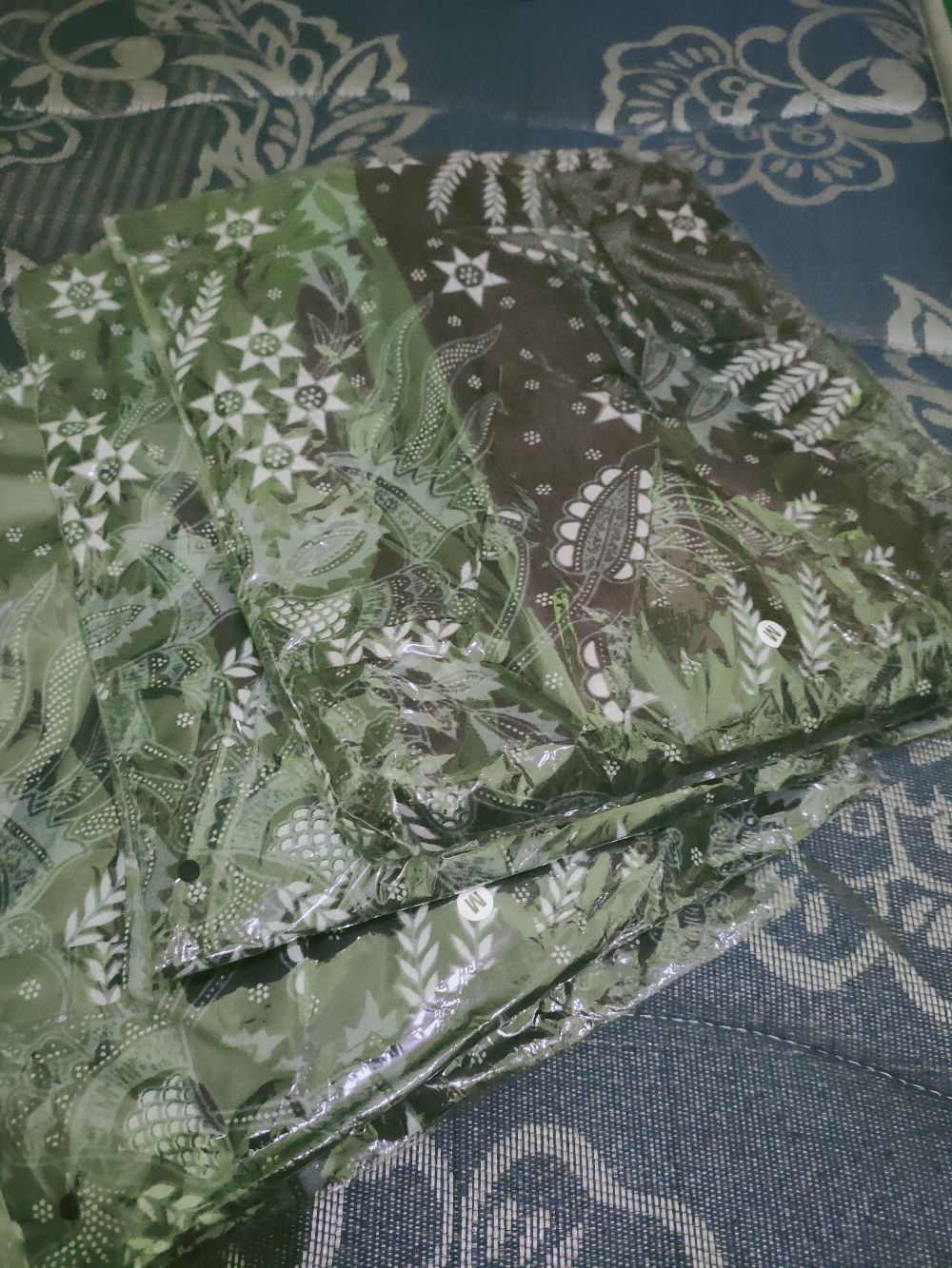 Batik Pria Size M L Xl Xxl  Bswart Batik Hrb026 Kenongo Hem Panjang Padi