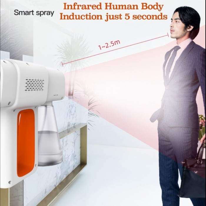 MIXIO GD-08 PREMIUM Spray Gun Nano Wireless Semprotan Disinfectant