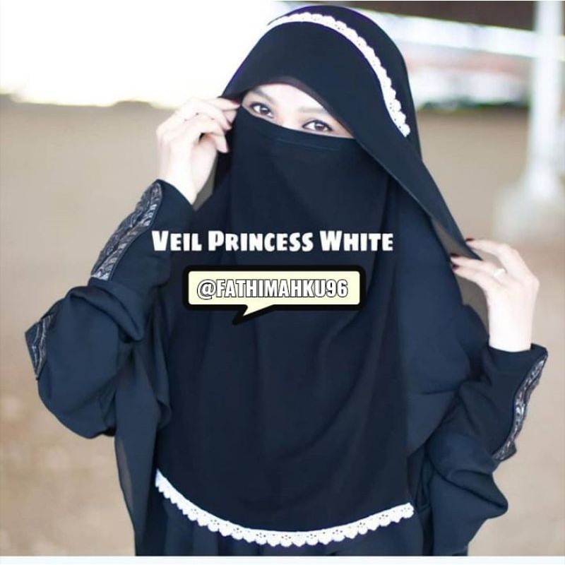 Purdah Veil Renda/Niqab butterfly renda/CADAR SIFON TERBARU