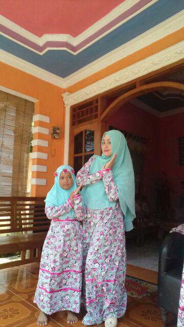 Terlaris New Zarra  (busana Muslim,couple Syari Ibu Anak,batik Dan Sarimbit#pesanan Seragam)