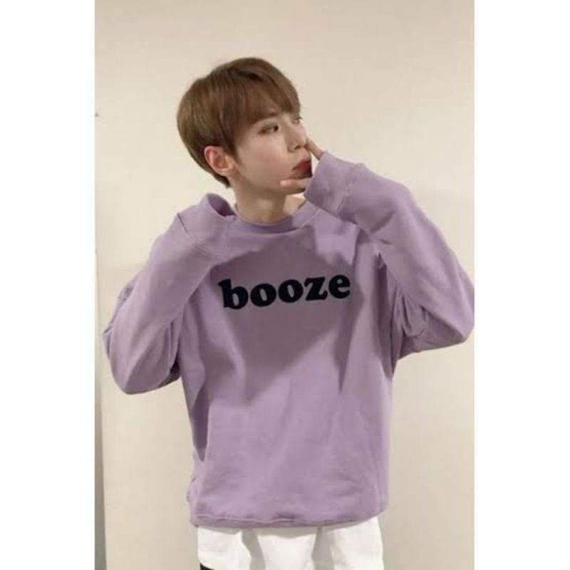 S - XXXXXL(6XL) Sweater DOYOUNG NCT Crewneck Lilac KPop DOYOUNG BIG SIZE OVERSIZE Jumbo S M L XL XXXL XXL 4XL 5XL 6XL Ungu Violet Fleece Premium Korean Style