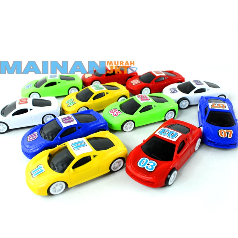 MAINANKEI MAINAN ANAK MURAH MAINAN SUPER CAR MOBIL BALAP MM09 MAINAN ANAK MOBIL BALAP SPORTS PULLBACK ISI 11