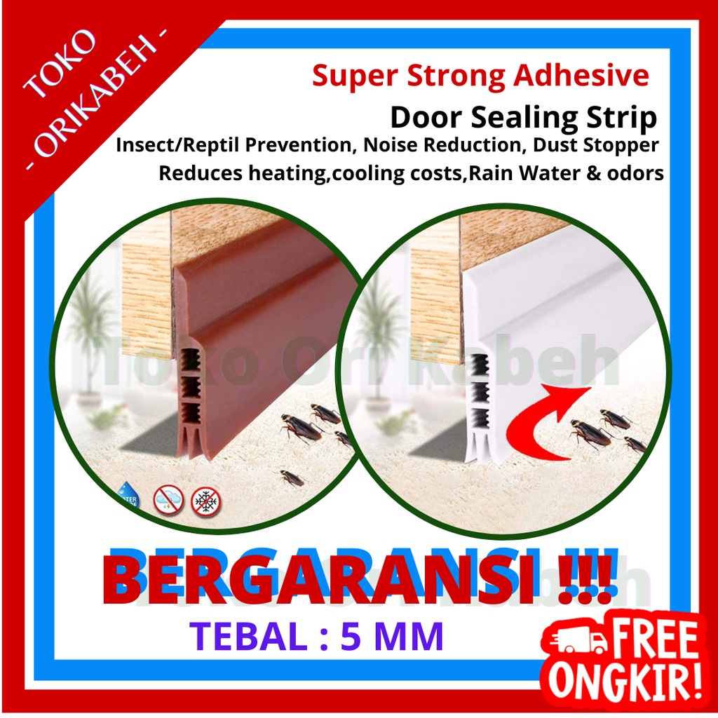 Karet Penutup Celah Bawah Pintu / Penghalang Pintu Bawah / Seal Penutup Celah Bawah Pintu