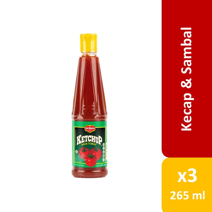 

Delmonte Saus Tomat 265 mL Triple Pack