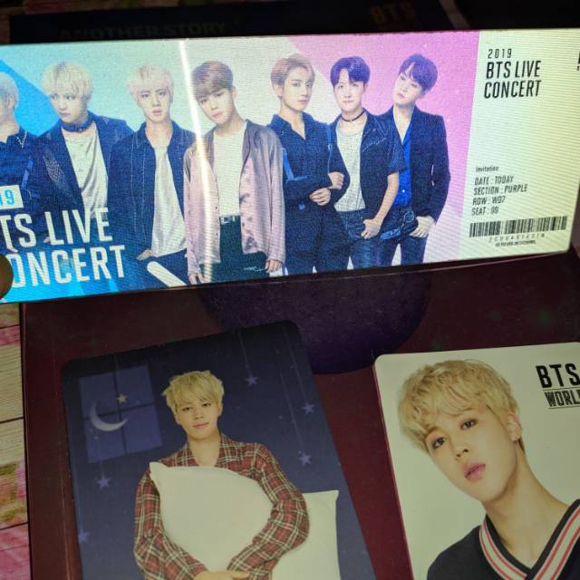 BTS WORLD SOUNDTRACK SHARING PHOTOCARD/GAME COUPON/NAME TAG/PHOTOBOOK