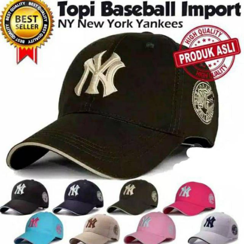 Topi baseball base ball distro NY YN NEW YORK KOREA KPOP YANKES DESIGN IMPORT PREMIUM SNAPBACK TOPI