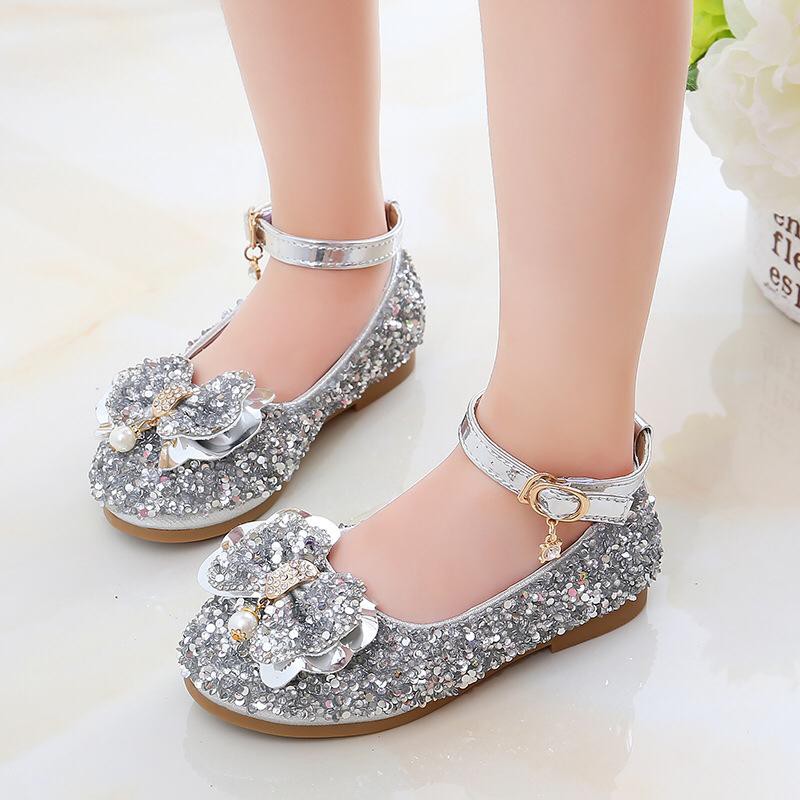 (LOLI-JKT)SP-168 SEPATU IMPORT ANAK FROZEN SEPATU PESTA BLINK BAGUS 26-36 BAHAN BAGUS