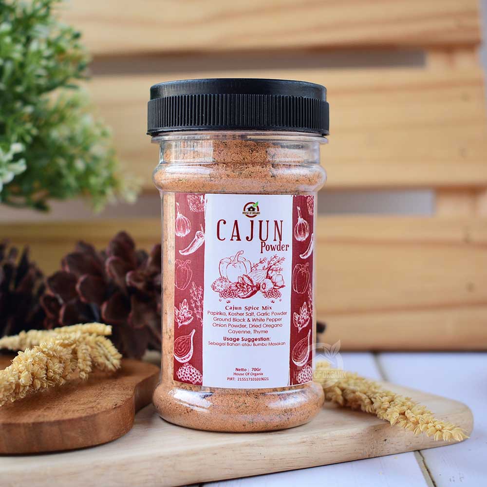 House Of Organix Cajun Spices Powder ( Bumbu Cajun ) 60 Gr