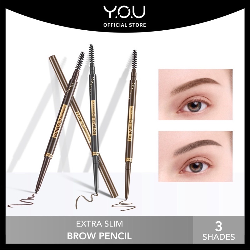 YOU Extra Slim Brow Pencil / Brow Pensil YOU / Brow Pencil You AMORA OUTLET