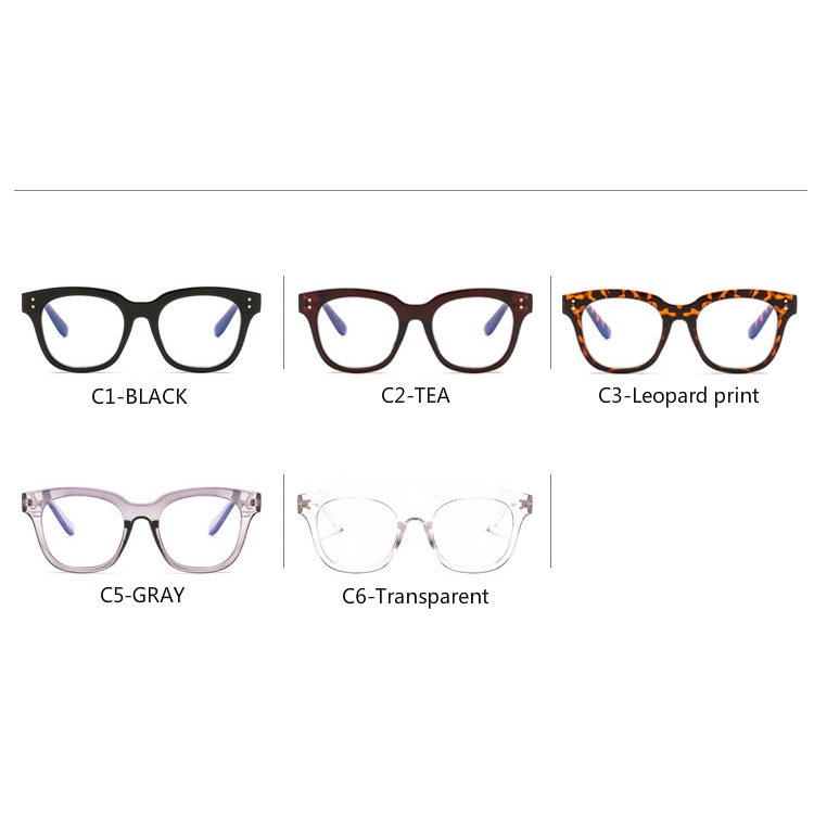 Metal hinge anti-Blu-ray Korean thick frame men and women glasses