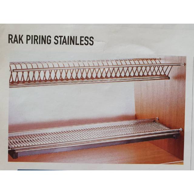  Rak  Piring  Stainless panjang 1 meter Shopee Indonesia