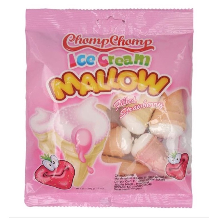 

Mallow Ice Cream Strawberry Chomp Chomp